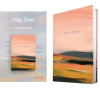 NLT Large Print Slimline Reference Bible Pink Landscape